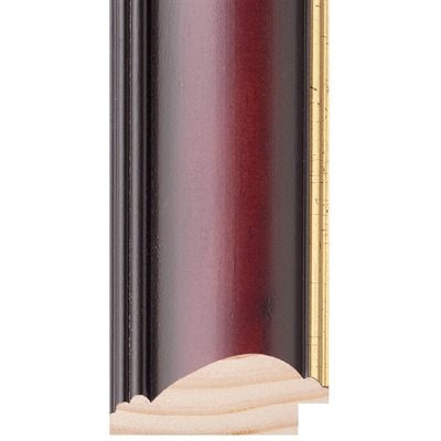 Bordeaux 50 Mahogany Gold | 12" x 18" Unmatted Photo Frame
